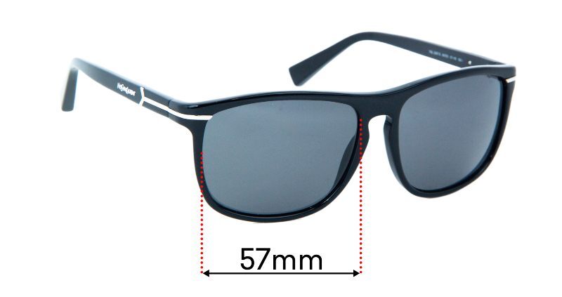 Lenti di ricambio per occhiali da sole SFx adatte a Yves Saint Laurent YSL2297 S larghezza 57 mm