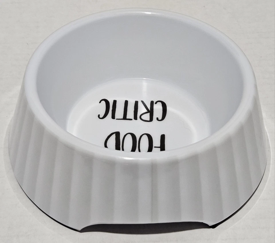 3 Whisker City 3D Line "Food Critic" Melamine Cat Bowls 12 oz Food & Water Dish  - Image 4 of 4