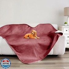 Bigbeer Waterproof Dog Blankets for Extra Large Dogs, Washable Pet Blanket fo