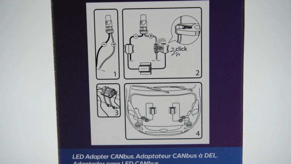 Decodificador de advertencia PHILIPS 21W LED 1156, 1157, 7440, T20, 7443, 3156, 3157 CANbus Foto 4 de 4