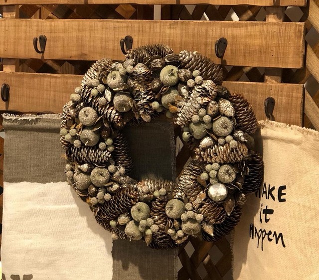 Impressionen Wanddeko Weihnachtskranz Weihnachtsdeko Kranz Deko ø38 Cm