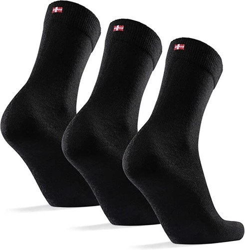 DANISH ENDURANCE 3 Pack  Premium Merino Wool Thermal Dress  Socks UK 6-8 (300101