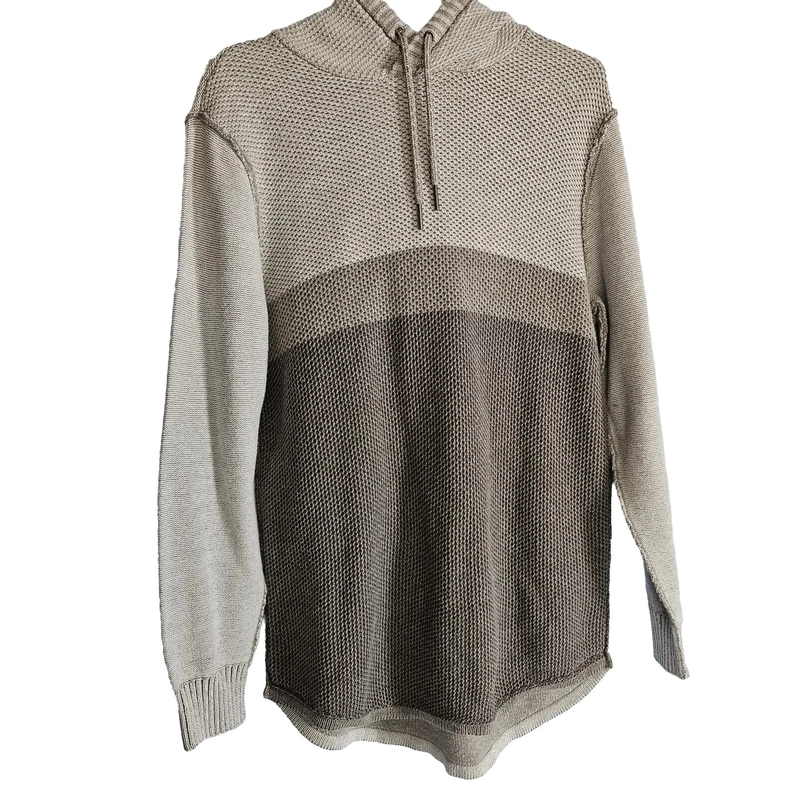 BKE Men's Medium Buckle Hoodie Gray Lightweight Pullover