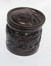  BOMA Trinket Box Made in Canada First Nation Art Decoration Resin Ideal Gift 