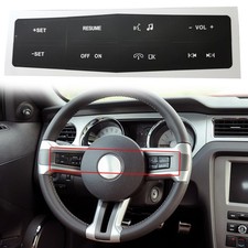 Neu Für Mustang 2010–2012 Lenkrad-Steuertasten-Aufkleber, Schwarz Werkzeug