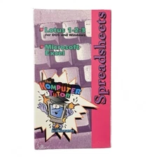 The Komputer Tutor VHS Lotus 1-2-3 Microsoft Excel Spreadsheets Brand New