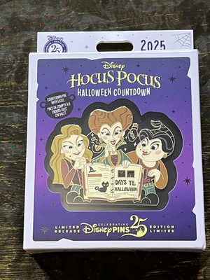 DISNEY JUMBO HALLOWEEN COUNTDOWN HOKUSPOKUS VERPACKTE ANSTECKNADEL
