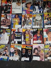 lot of 40 jet magazines 90's -2008 many celebrities
