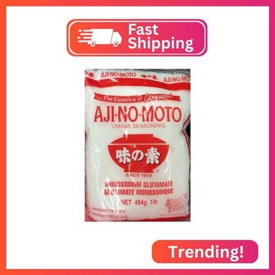 16oz Ajinomoto Umami Seasoning, MSG Monosodium Glutamate, Made in USA, Naturally