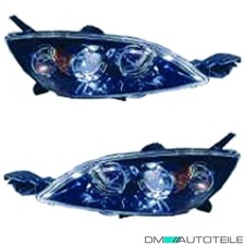 Hauptscheinwerfer Scheinwerfer SET HB3/H7 passt für Mazda 3 03-07