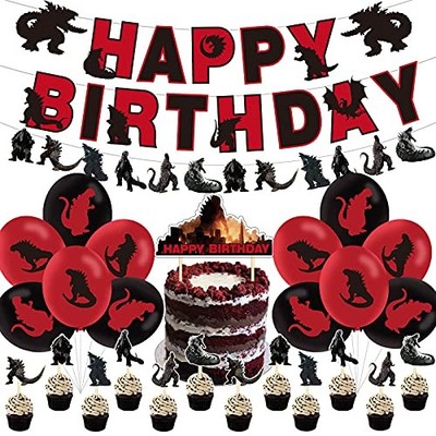 BerYaoYao Godzilla Geburtstag Party Deko Godzilla Vs. Kong Deko JP81