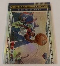 2021-22 Panini NBA Hoops - Lights Camera Action Zion Williamson #16 Winter