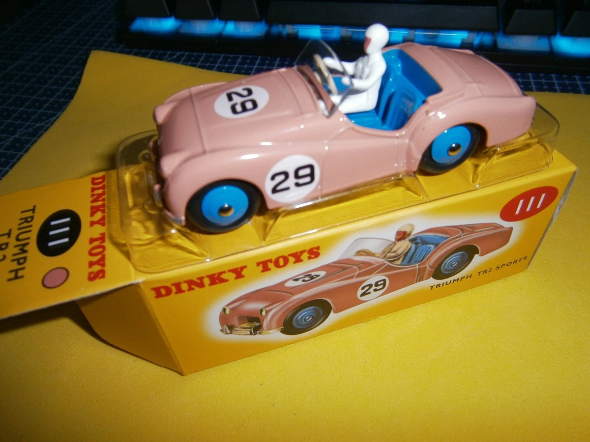DT4 Voiture réédition DINKY TOYS atlas : 111 Triumph TR2 Sports UK – Jumajo