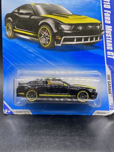 Hot Wheels 2010 Ford Mustang GT HW Garage ‘10 Collectible Toy Car Blue Card - Picture 2 of 4