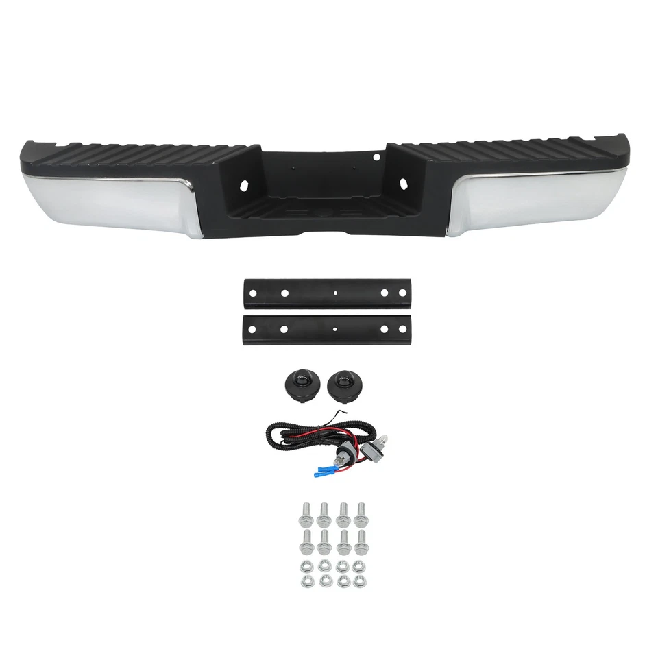 Rear Step Bumper Assembly Steel For 2008-2016 Ford F-250 F-350 F-450 Super Duty - Image 2 of 4