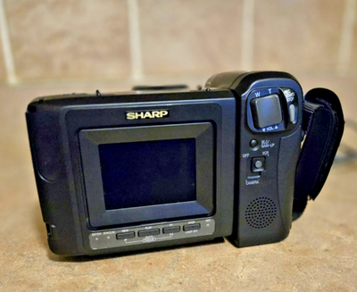 Sharp Viewcam VL-E34U HI8 Camcorder LCD w Bag & All Accessories