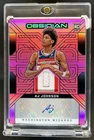 2024-25 Obsidian AJ Johnson Rookie Jersey Ink RC Pink Flood Auto Autograph #/49