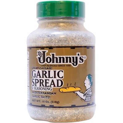 Johnny's 18 Oz Garlic Spread - Enrich Your Meals with Flavorful Parmesan Blend