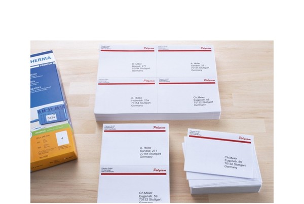 Herma Premium Universal-Etiketten, 105 X 148 Mm, Weiß-image