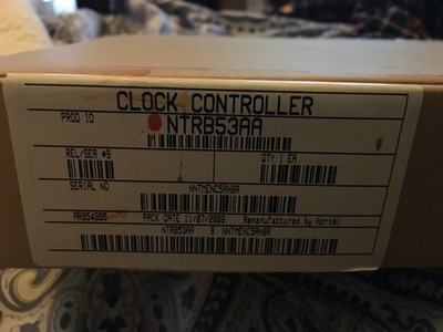 Nortel NTRB53AA RLSE 09 Clock Controller Card
