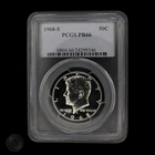 1968-S Kennedy Half Dollar PCGS PR66  40% Silver  -E0147