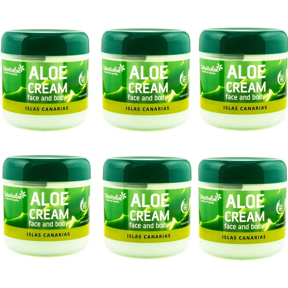 Tabaibaloe Aloe Vera Gesichts- und Körpercreme 300ml , 6 Stück