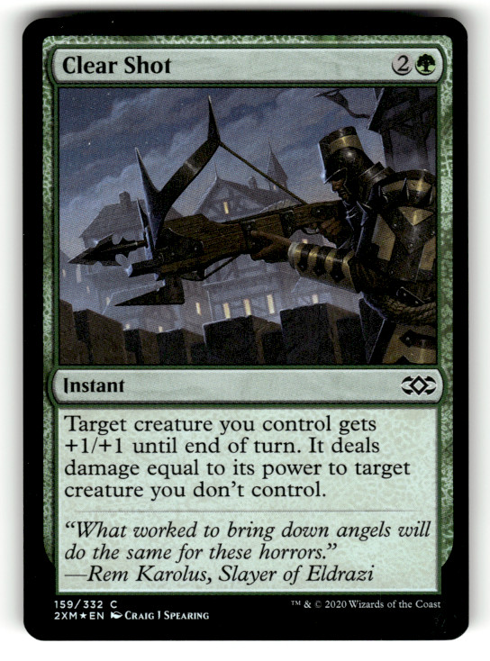 Clear Shot 159 Foil C Double Masters