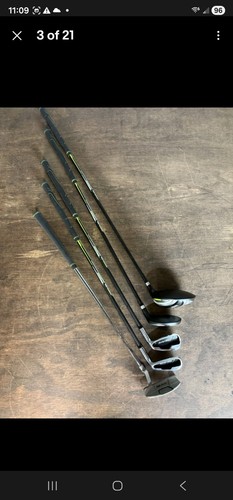 TOP FLITE JR SET DRIVER HYBRID 7 IRON SW PUTTER STAND BAG RH KIDS YOUTH - Picture 2 of 19