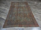 Geometric Turkish Vintage Rug,Turkish HandMade Anatolian Tribal Rug 3.4x5.9 Ft — photo 1