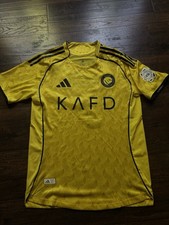 adidas Al Nassr Cristiano Ronaldo #7 Yellow/Black Soccer Jersey