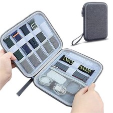For Smart iwatch Watch Strap Accessories Storage Bag Carry Case Cover Organizer