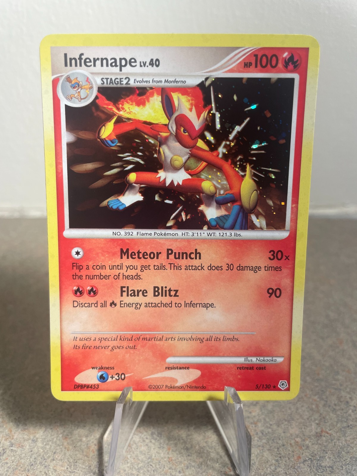 Infernape 5/130 Diamond and Pearl Holo LP