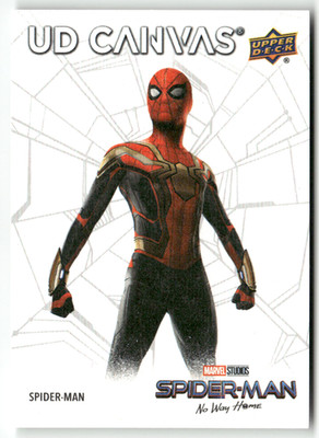 Upper Deck 2023 Marvel Spider-Man No Way Home No. C-18 Spider-Man UD Canvas