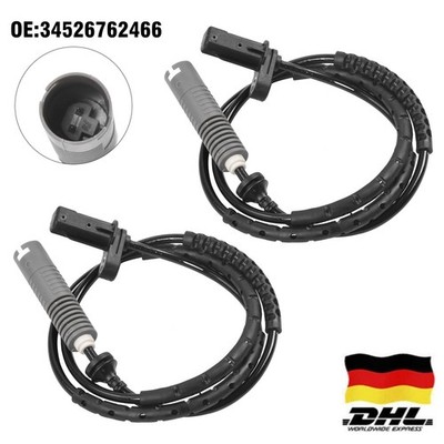 2 ABS Sensor Raddrehzahlfühler vorne für BMW 3er E90 E91 E92 E93 1er E81 E82 E87