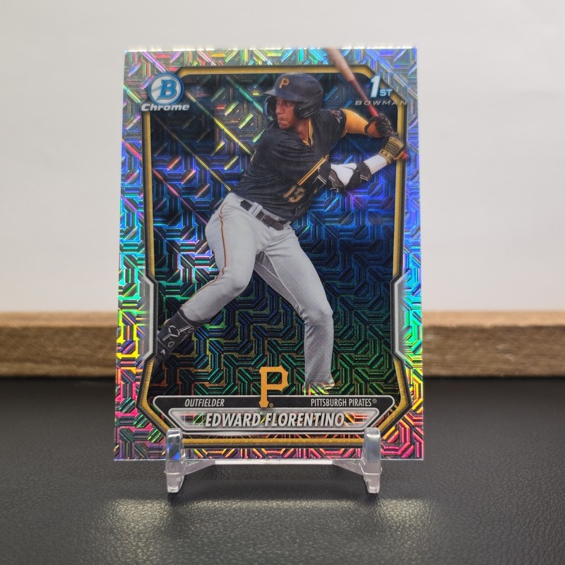 Topps Bowman Chrome 1st Bowman Prospects Edward Florentino Pirates BCP-82