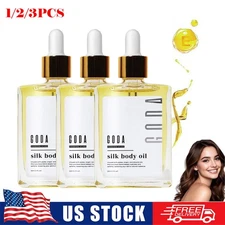 1-3X GODA Silk Body Oil, Goda Perfume Oil, Bath & Shower Oil Smooth Skin 50ml US