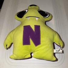Alphabeasts Alphabet Letter Plush Monster Learning ABCs Pillow Nn