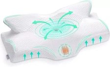 Elviros Cervical Memory Foam Pillow | Ergonomic Support for Neck Pain Relief