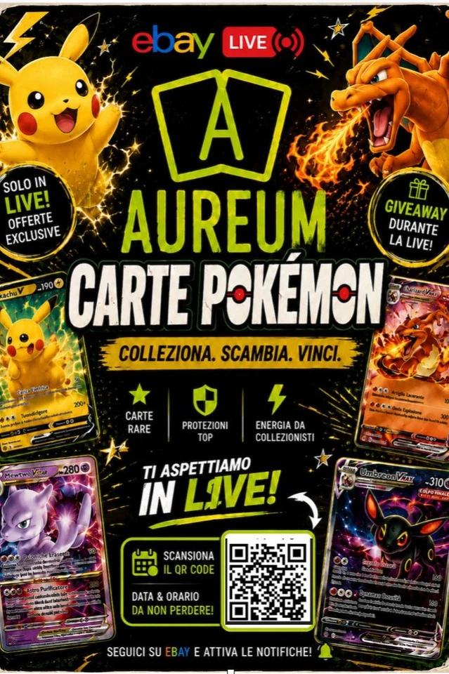 🔥Live da Aureum! Aperture Box, Singole Rare, Graded e Offerte Importanti