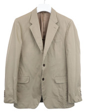 PRADA Blazer Mens IT 52R Sand Cotton Jacket M...