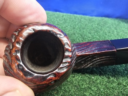 1925 Dunhill Shell Briar Double Patent Bent Bulldog Restored Estate Pipe - Picture 9 of 15