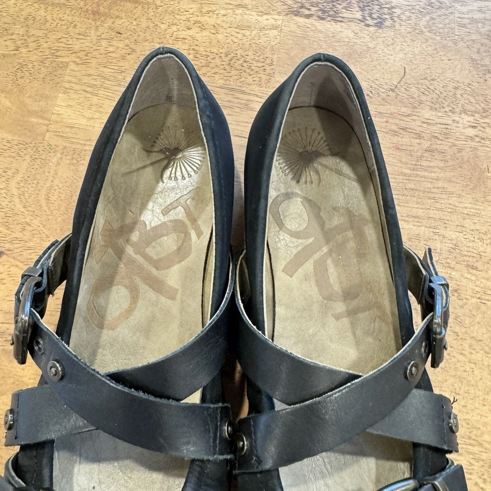 OTBT Park Hills Negro Ballet Hebilla Pisos Mujer 8M Informal Confort Gótico Punk Y2K Foto 3 de 4