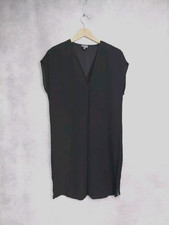 phase eight dress 10, Black Tunic Midi Dress, Sleeveless Zips At Hem.
