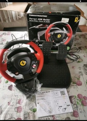 Thrustmaster Ferrari 458 Spider, Inkl. 2-PEDALSET, Xbox One Xbox Series X|S