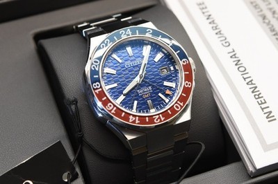 Automatik-Herrenuhr Citizen Series 8 GMT   NB6030-59L PEPSI Dial 41 mm