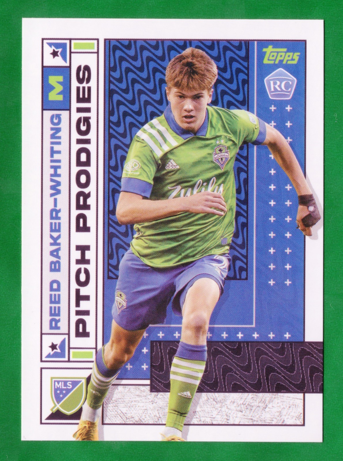 2022 Topps MLS Soccer 191 Reed Baker-Whiting Seattle Sounders Pitch Prodigies RC