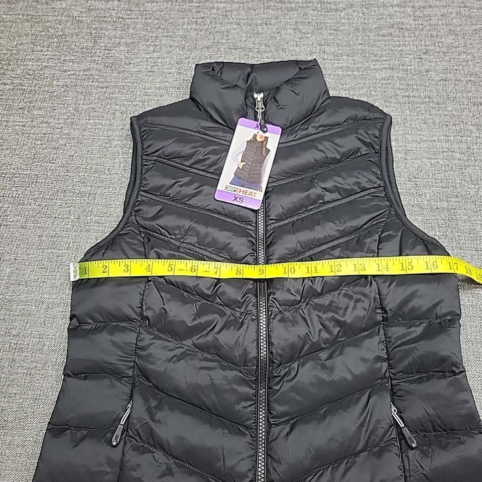 Chaqueta acolchada 32 Degrees Heat para mujer talla X negra con cremallera con bolsillos Foto 2 de 4