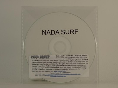 NADA SURF LOOKING THROUGH (H1) 1 Track Promo CD Single including Plastic Sleeve 