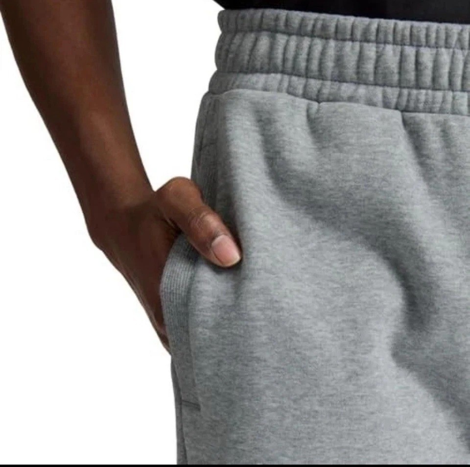 NEW Puma Men's S Fleece Jogger Sweatpants Gray Cotton Blend G1611 thumbnail 4