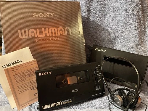 Vintage SONY WM-D6C Walkman Professional Cassette Player Recorder Early Serial!